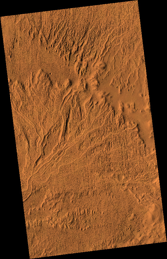MARCI-Colorized CTX Orthoimage