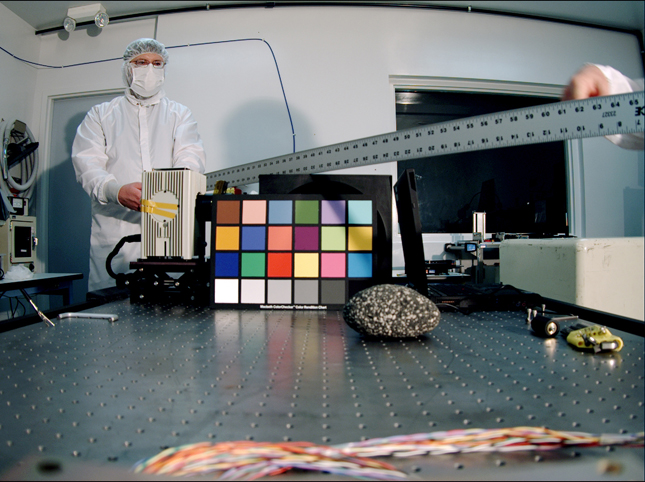 MSL MARDI calibration testing image.