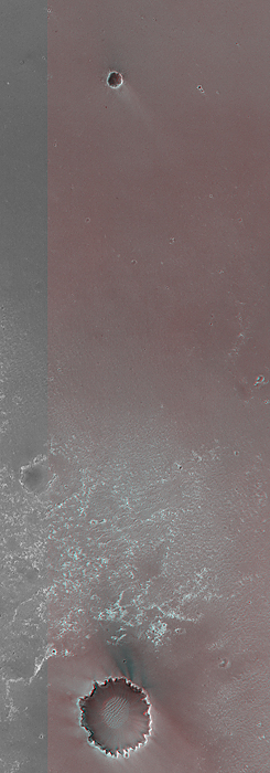 Stereo anaglyph of Rover Opportunity site