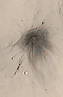 Click here to view captioned release regarding a new impact crater.