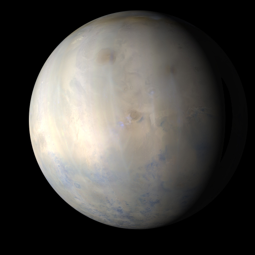 sample view of Mars from the weather report movie available to download from this page